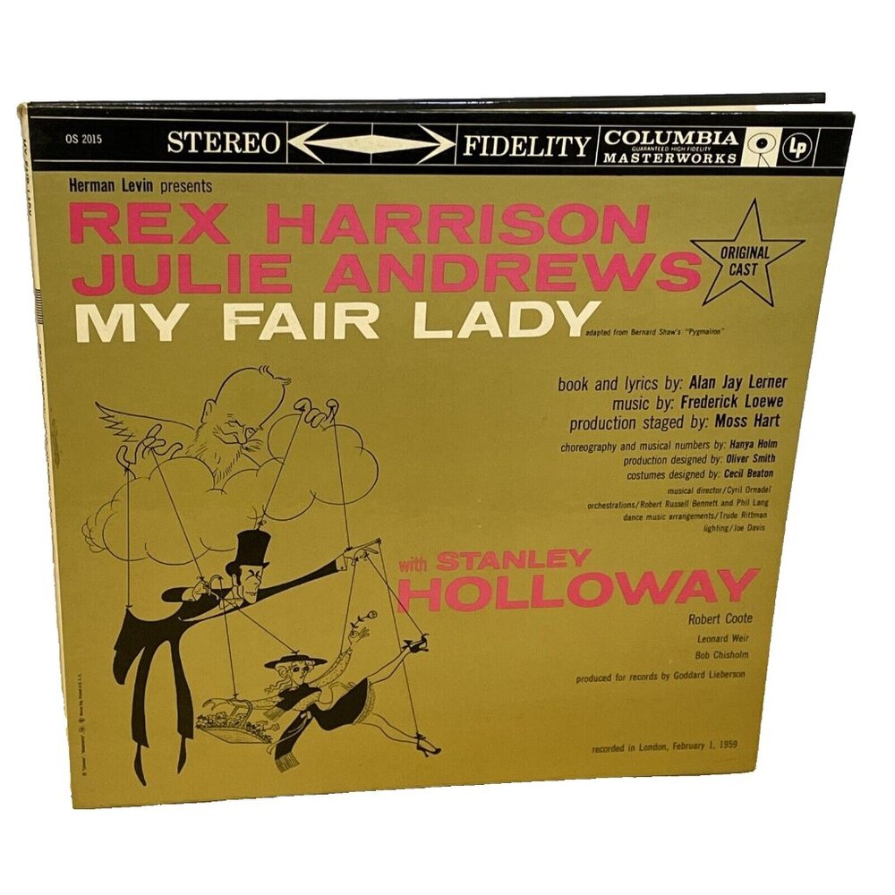 My Fair Lady (Vinyl, 1959) Columbia Masterworks OS 2015 VG+ LP Record Album
